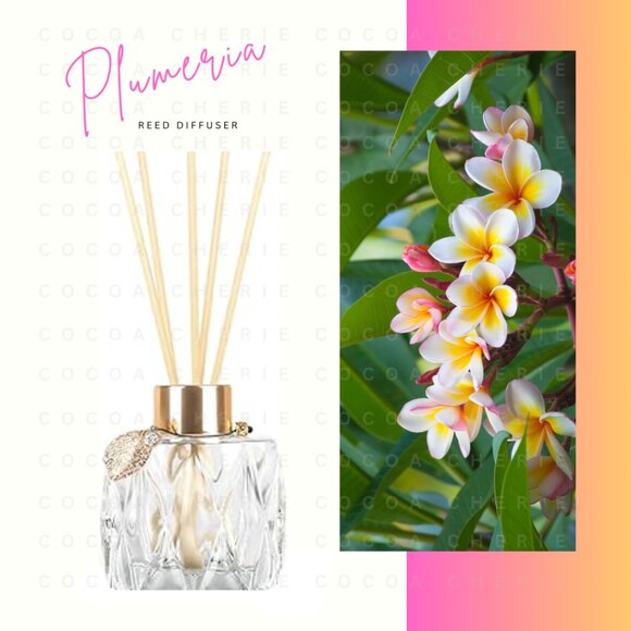 Cocoa Cherie Other - Plumeria Reed Diffuser 4oz.